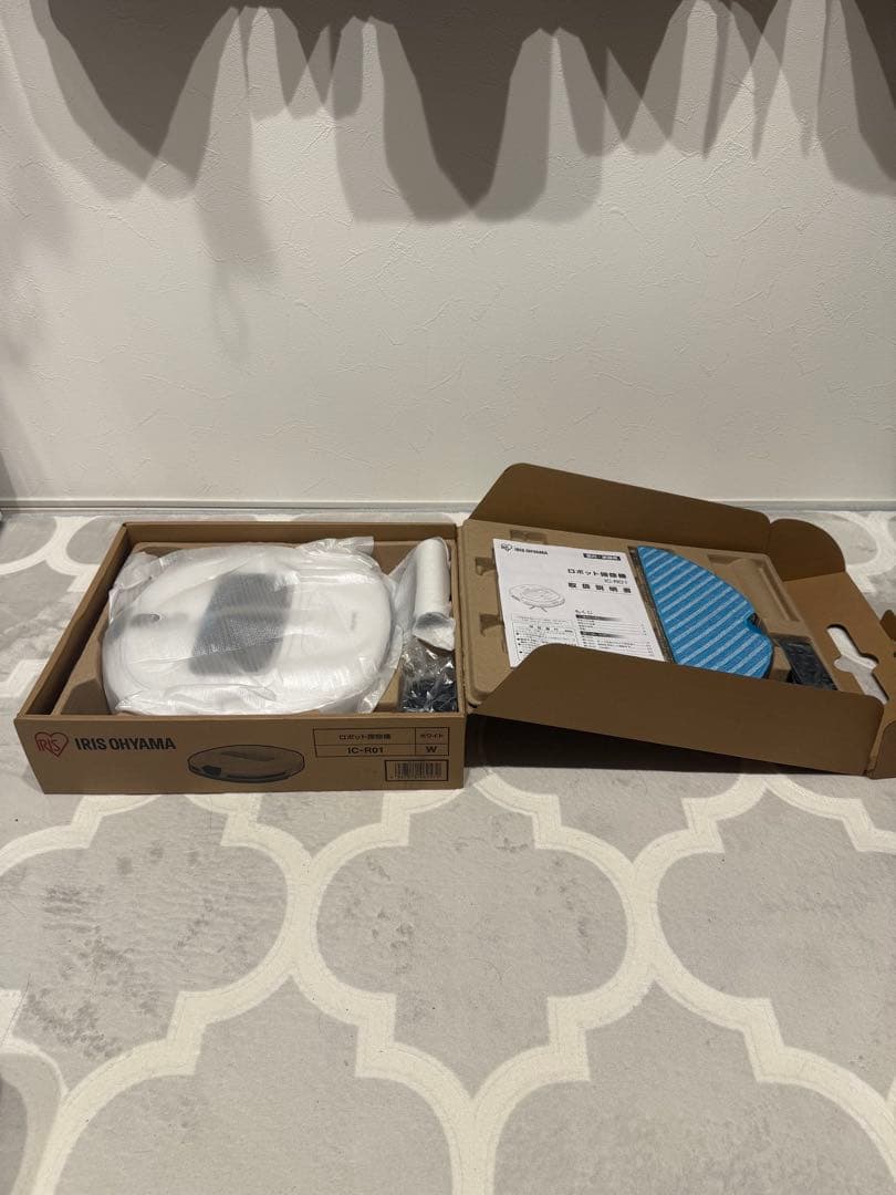 アイリスオーヤマ IRIS OHYAMA ロボット掃除機 IC-R01 ホワイト