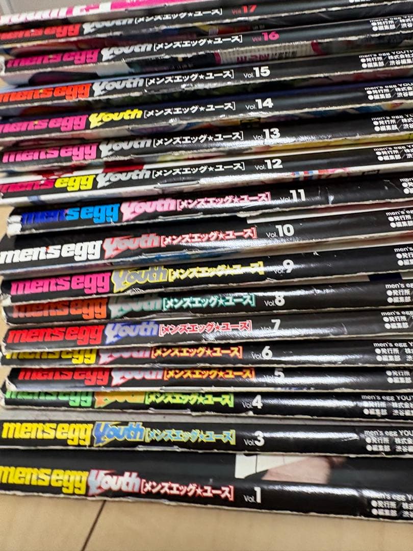 men's egg youth メンズエッグユース　雑誌　19冊　平成　ギャル