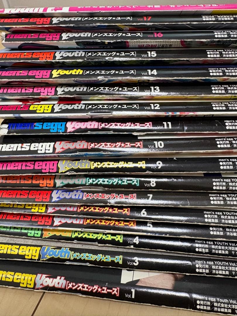 men's egg youth メンズエッグユース　雑誌　19冊　平成　ギャル