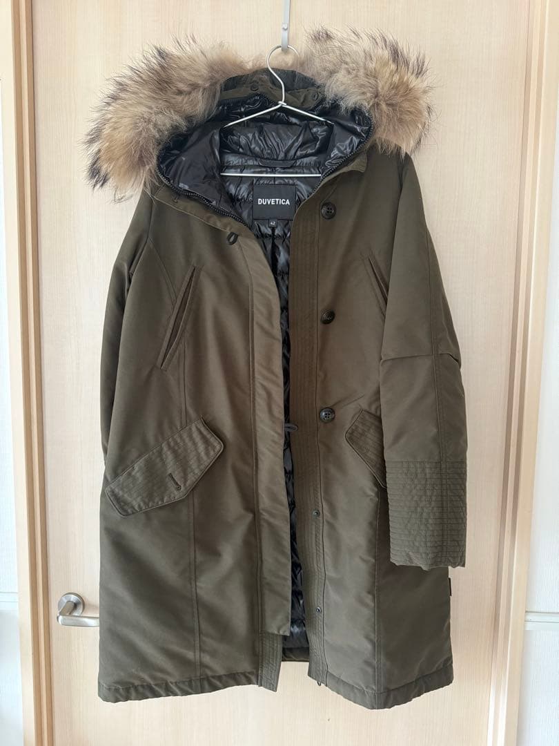 デュベティカ　モッズコート　ラクーンファー42