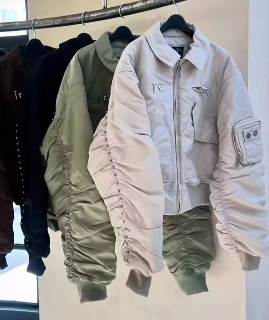 thug club サグクラブ 短丈フライトジャケット