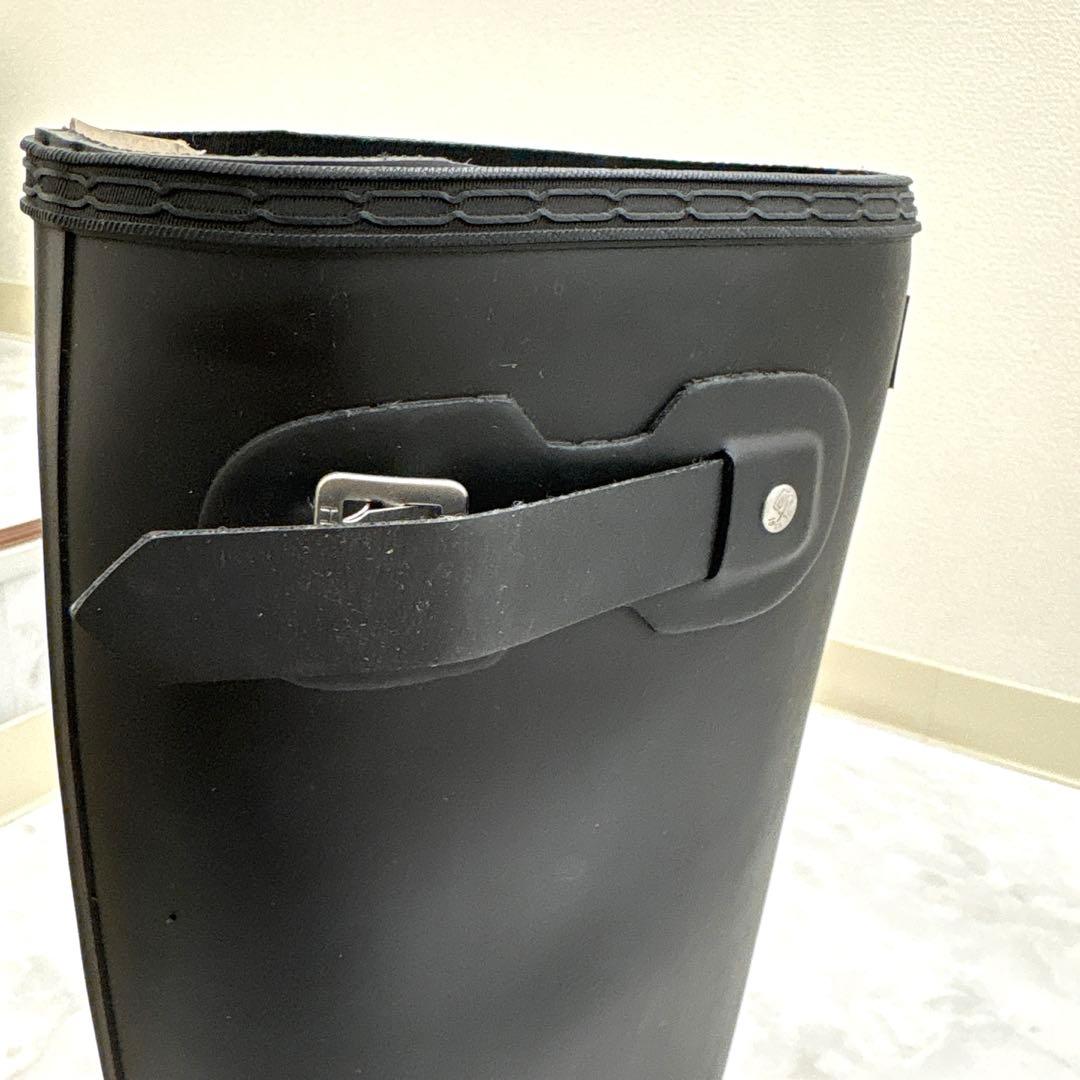 新品✨HUNTERハンター 長靴 　ロング　ブラック24cm UK5　箱付き