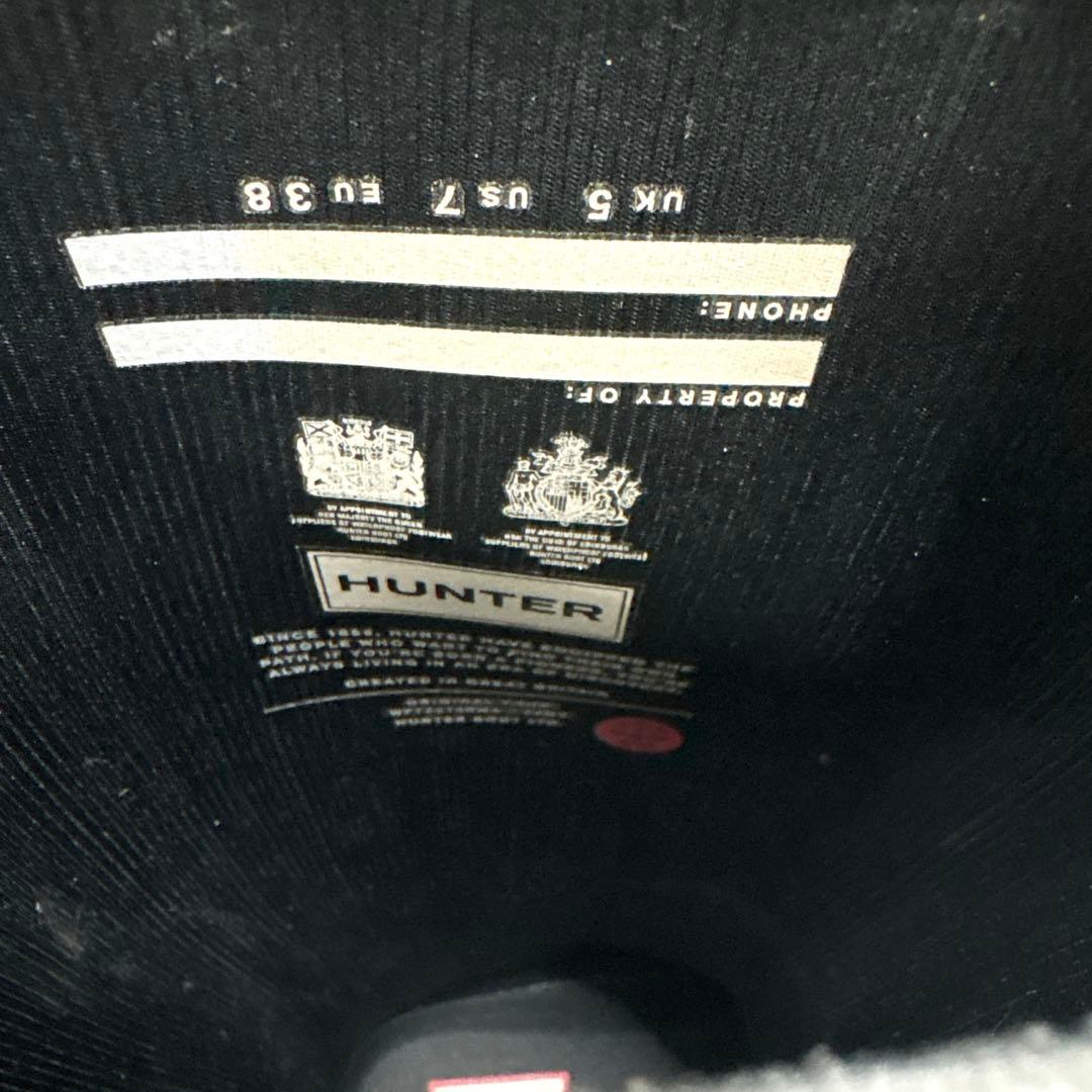 新品✨HUNTERハンター 長靴 　ロング　ブラック24cm UK5　箱付き