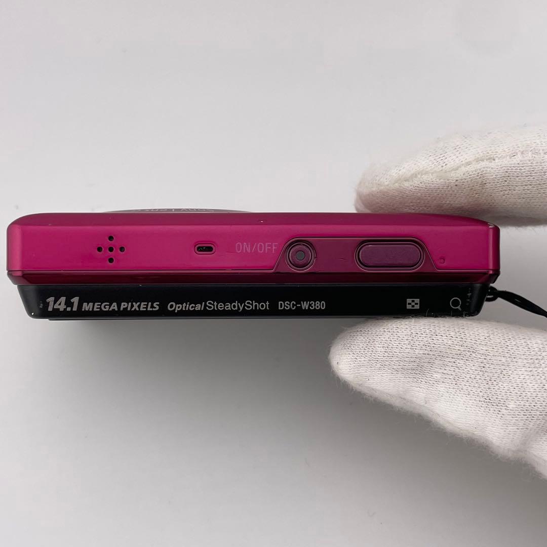 追加あり⭕️【動作確認済】 SONY CyberShot DSC-W380　ピンク