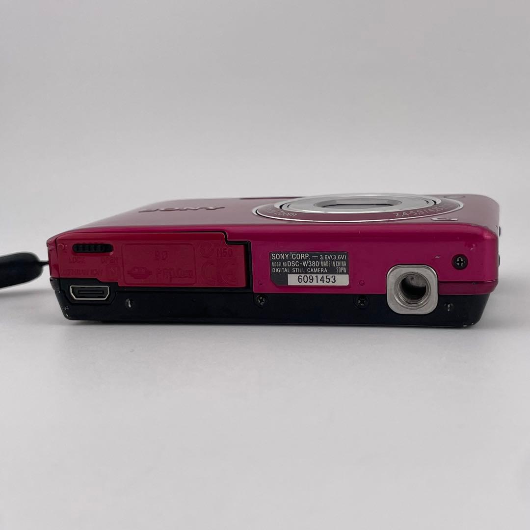 追加あり⭕️【動作確認済】 SONY CyberShot DSC-W380　ピンク
