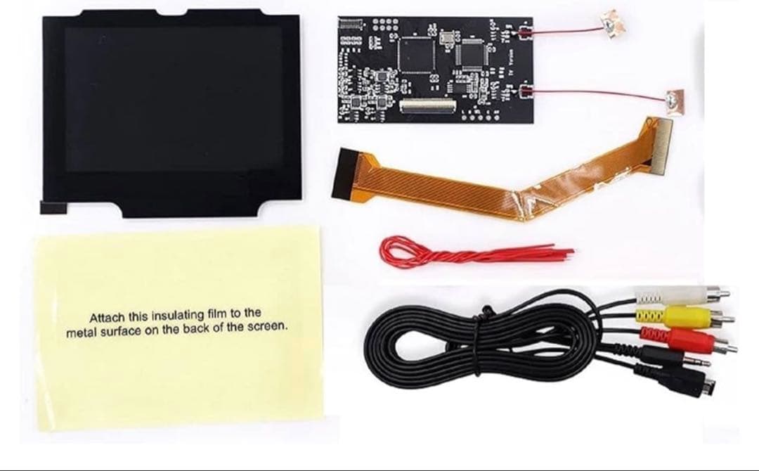 512526 GBASP用バックライトIPS液晶+TV出力キット