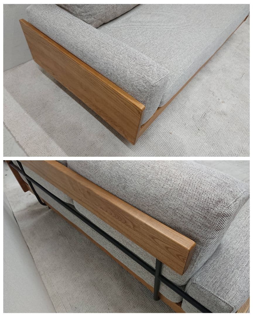 unico ウニコ TREL トレル 2.5Pソファ クリーニング済