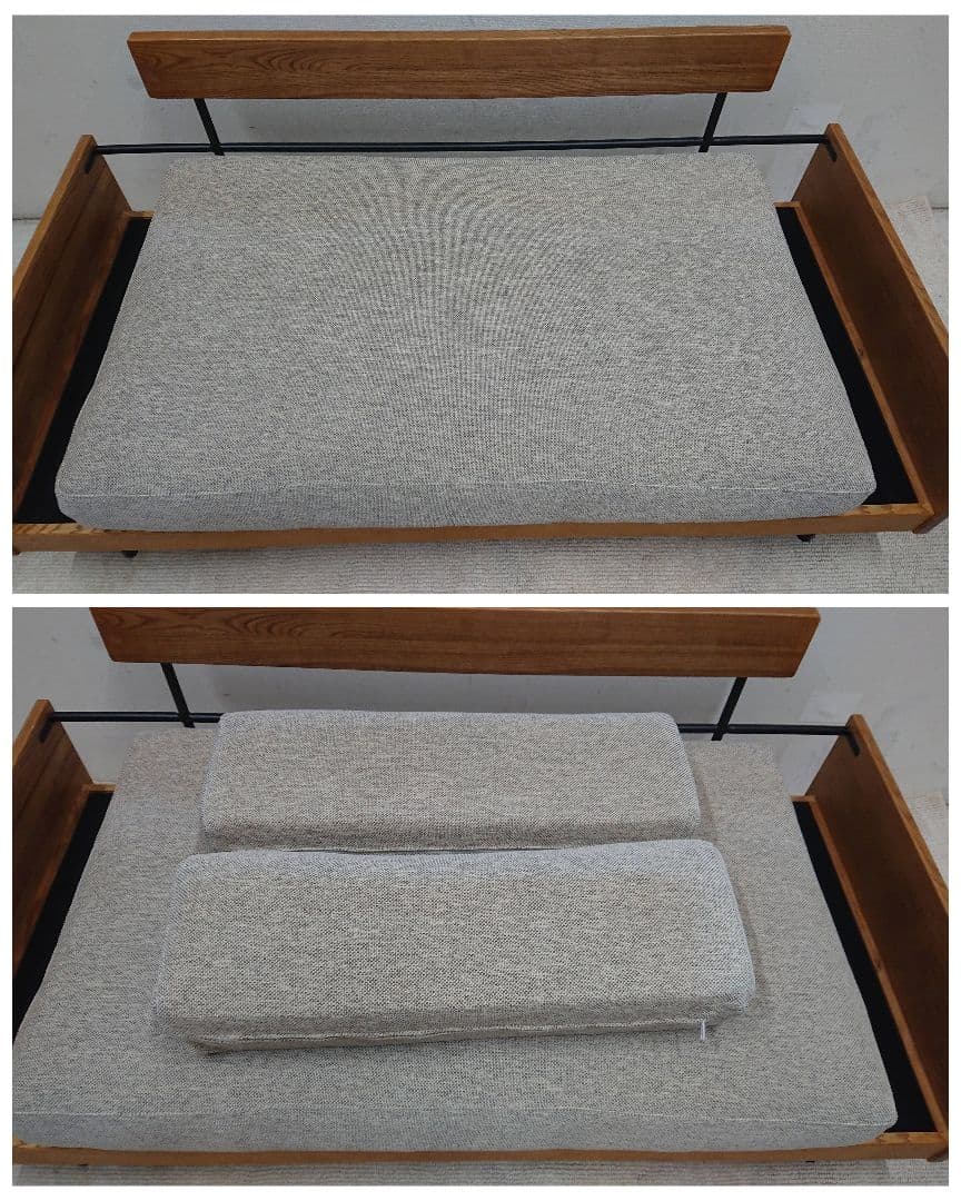 unico ウニコ TREL トレル 2.5Pソファ クリーニング済