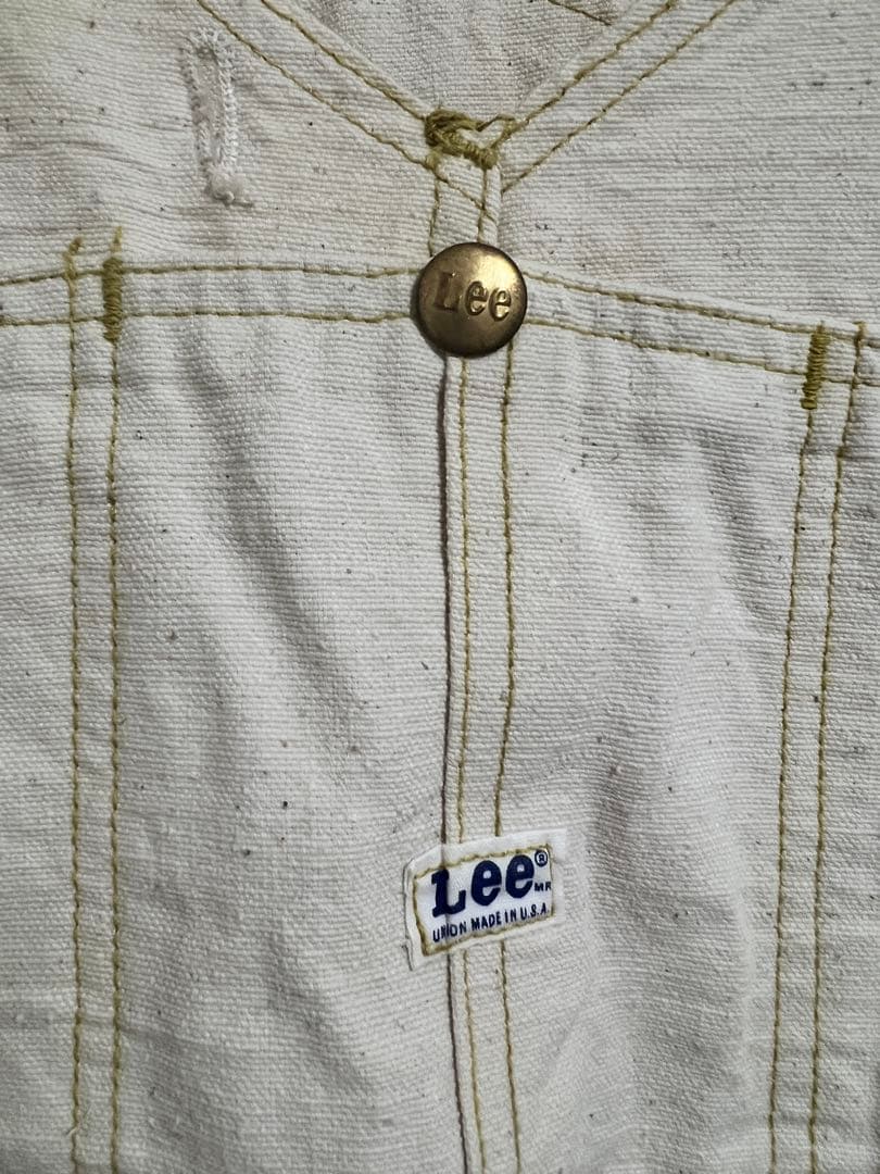 【デッドストック】70s Lee オーバーオール ダブルニー