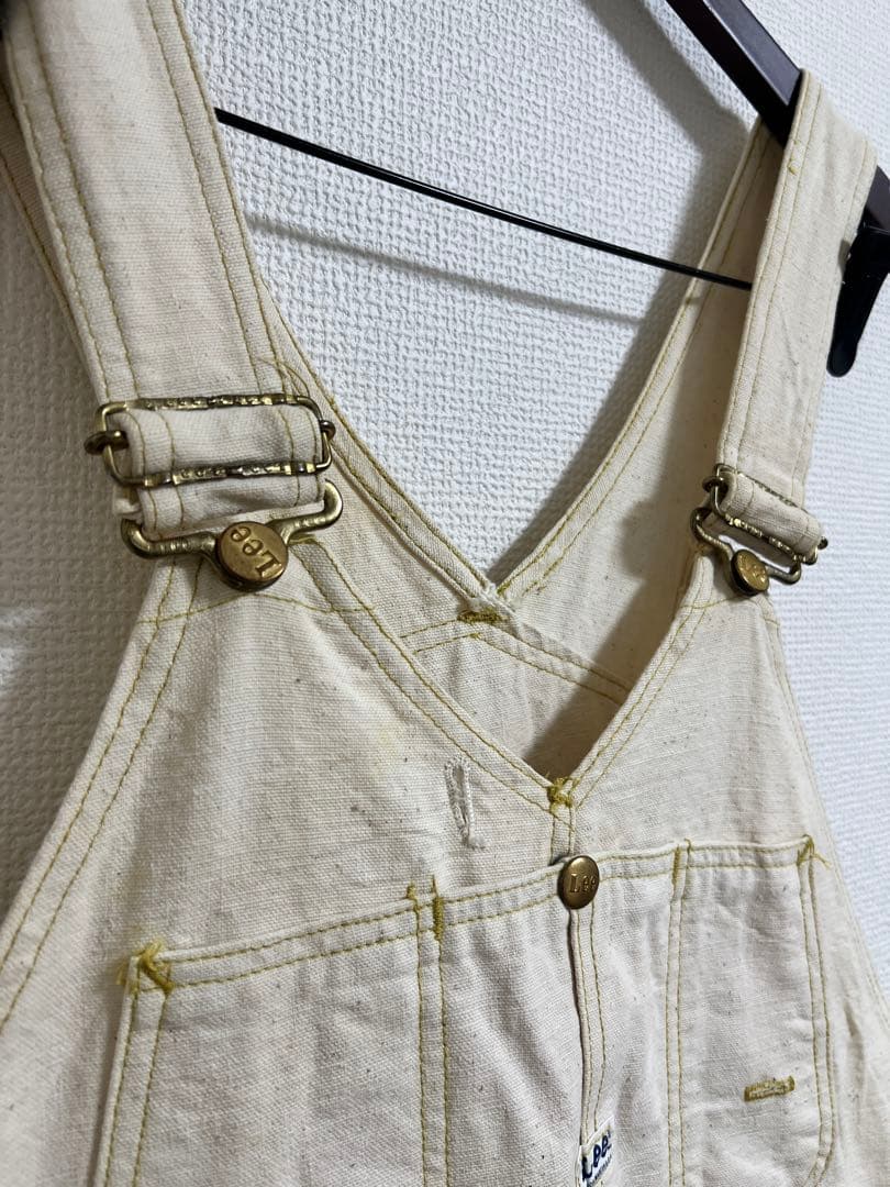 【デッドストック】70s Lee オーバーオール ダブルニー