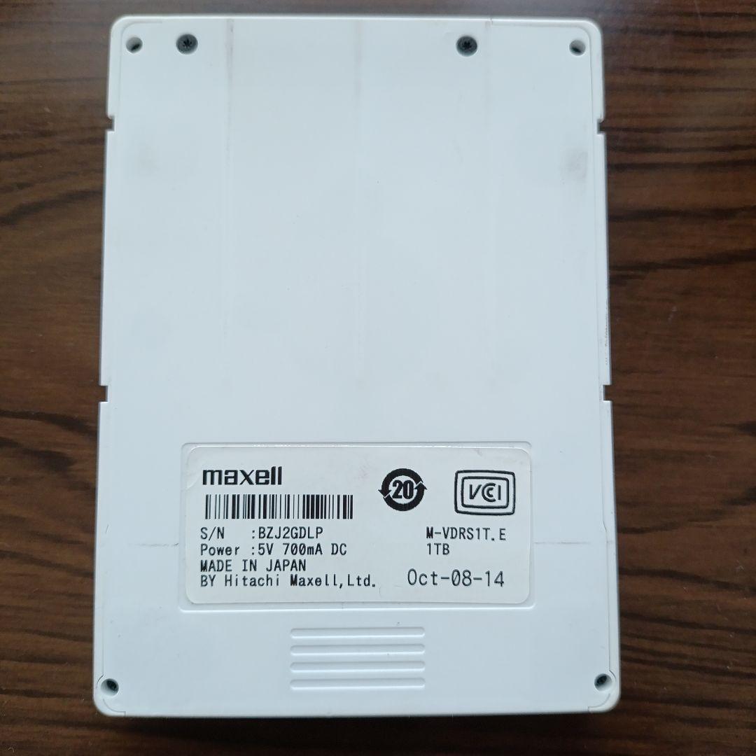 maxell iVDRS 1TB 動作確認済み マクセル wooo