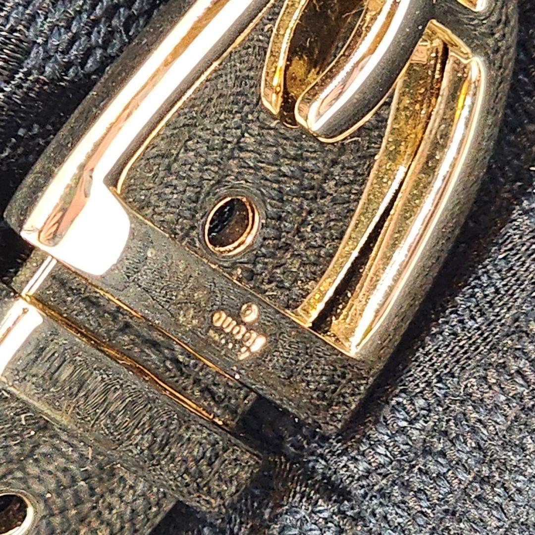 【 美品 】 グッチ　バケットハット　GGシマ　ゴールド金具　ベルト　総柄