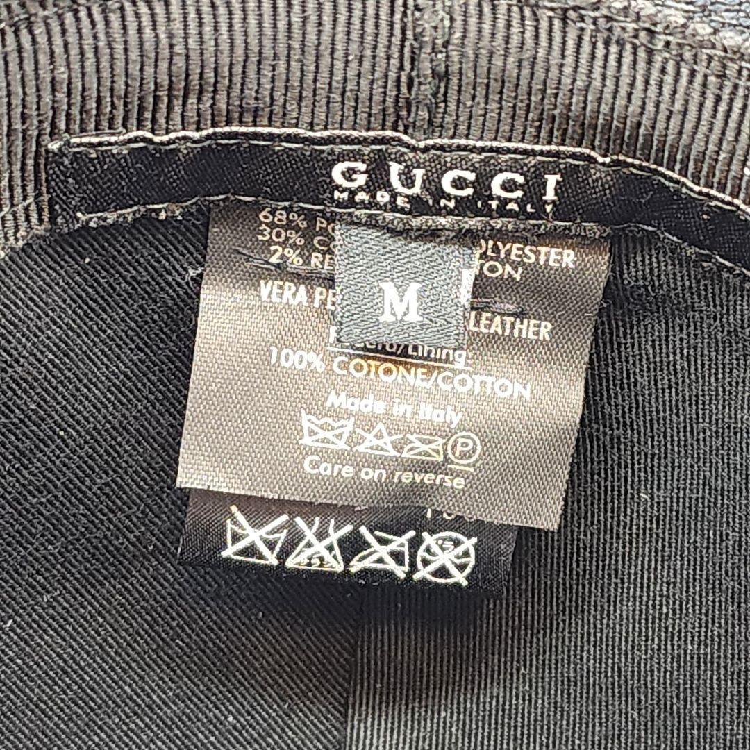 【 美品 】 グッチ　バケットハット　GGシマ　ゴールド金具　ベルト　総柄