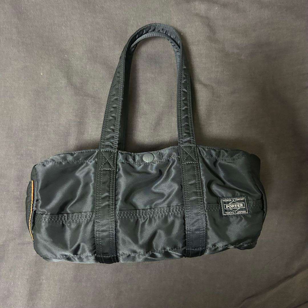 ⭐極美品⭐PORTER タンカー ミニ ドラムバッグ 黒 Sサイズ