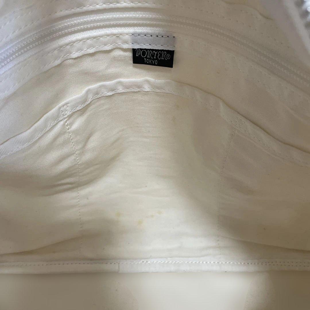 PORTER ポーター　フリースタイルボストンバック　トートバッグ　白