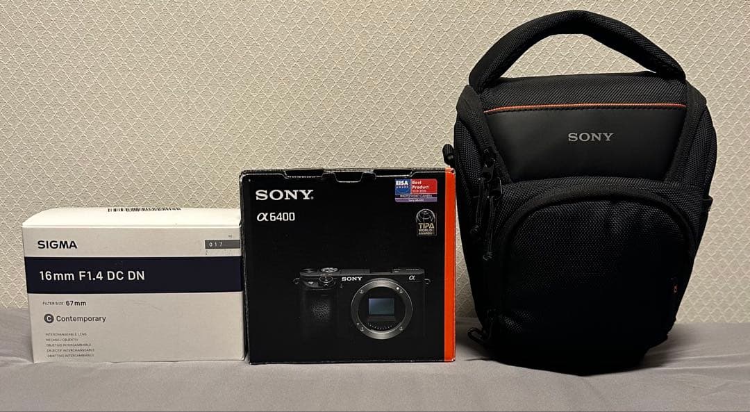 「408枚」 SONY α6400 + 16m m F1.4 SDカード2枚付