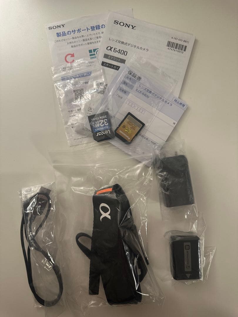 「408枚」 SONY α6400 + 16m m F1.4 SDカード2枚付