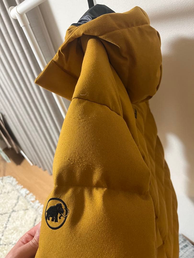 雨*り様 MAMMUT マスタード ダウンジャケット M