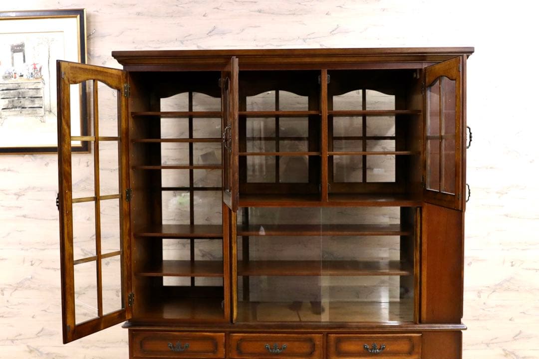 GMIH165○karimoku / カリモク 両面キャビネット 食器棚 リビン