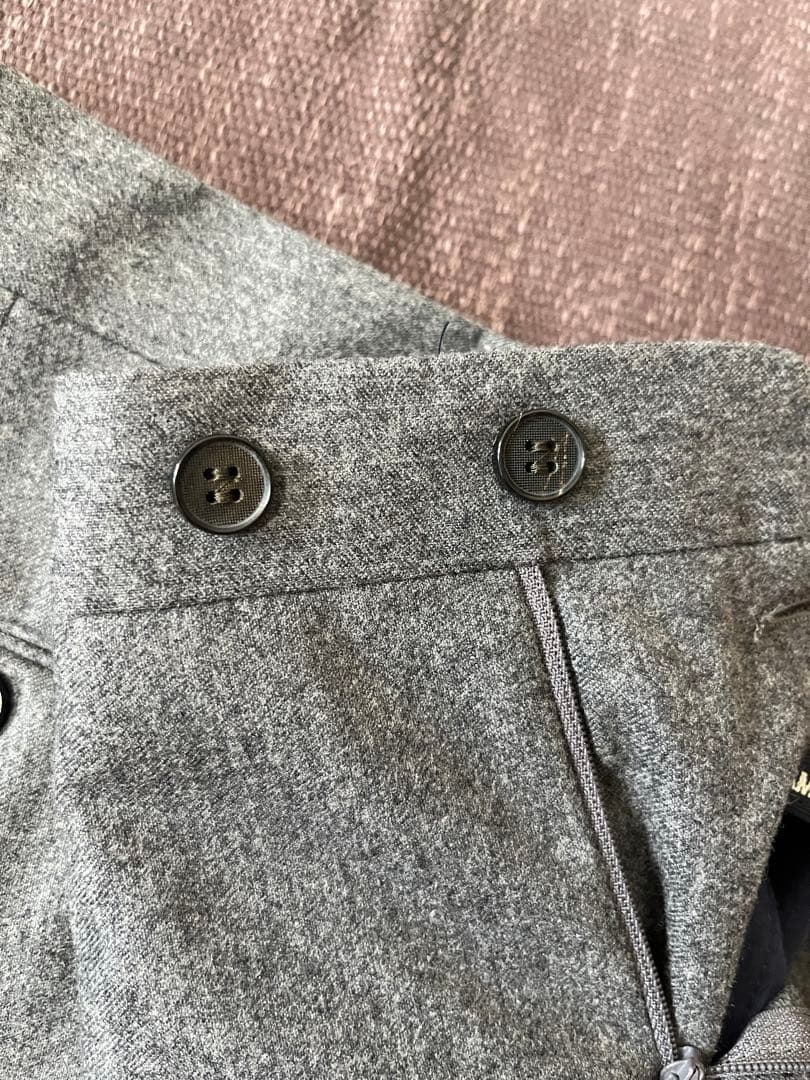 【BEAMS F】GERMANO ジェルマーノ 1プリーツ フランネルウール44