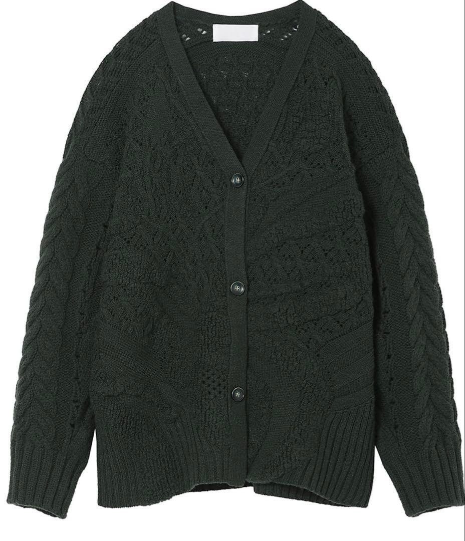 2/6まで　Mame Kurogouchiマメクロゴウチカーディガン