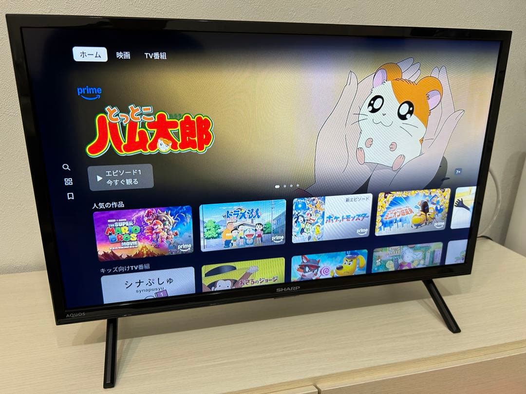 2023年製！ シャープ 24V型 液晶テレビ 2T-C24EF1 動画アプリ○