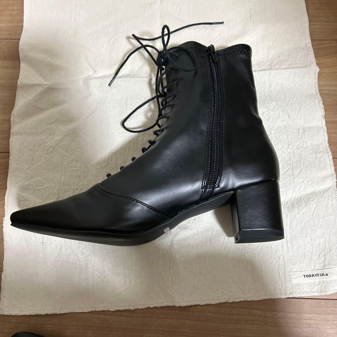 トゥディフル todayful スクエアレースアップブーツ ヤマダヤ　福袋