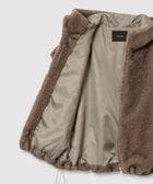 新品タグ付き【アルアバイル】フェイクミンクファーフーディーブルゾン