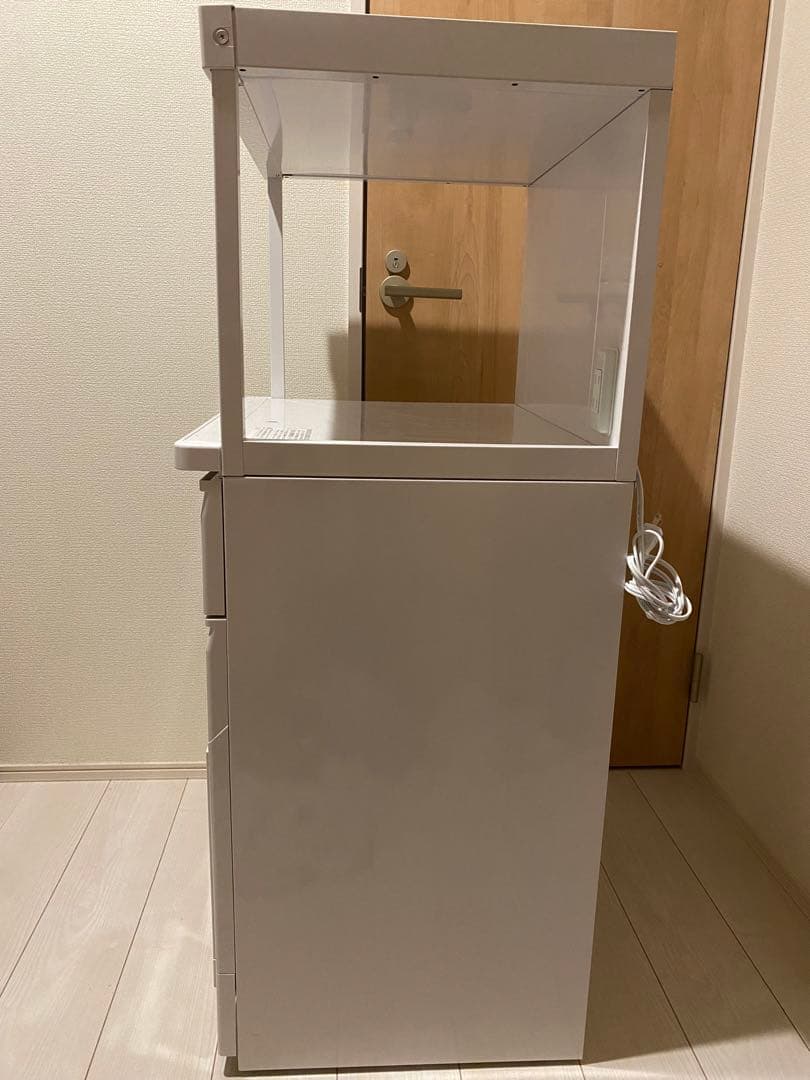 エムケー精工 レンジ台米びつ付 キッチン収納 レンジボード 美品 送料/設置無料