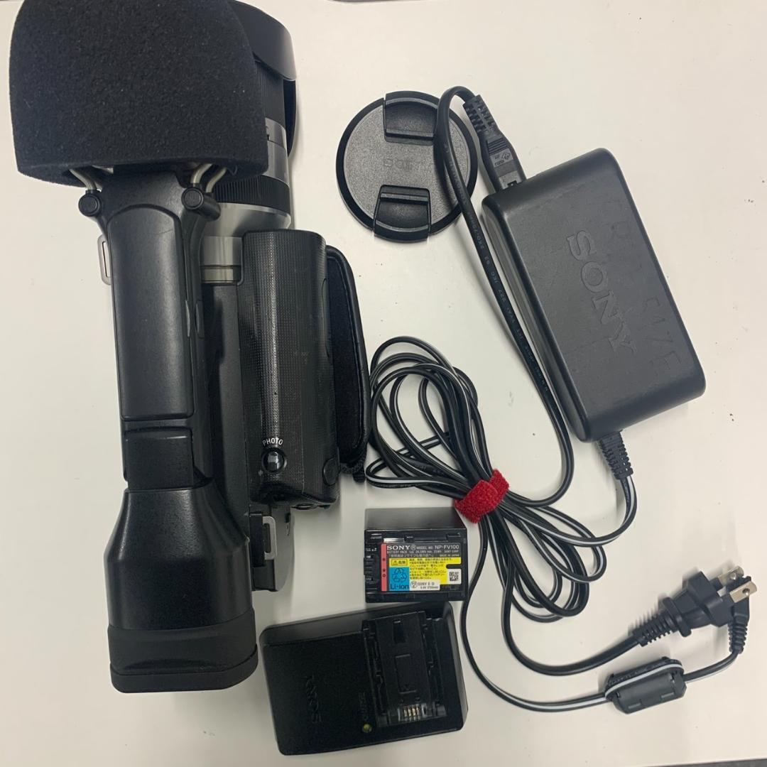 SONY ビデオカメラ本体　NEX-VG10　レンズ　SEL18200