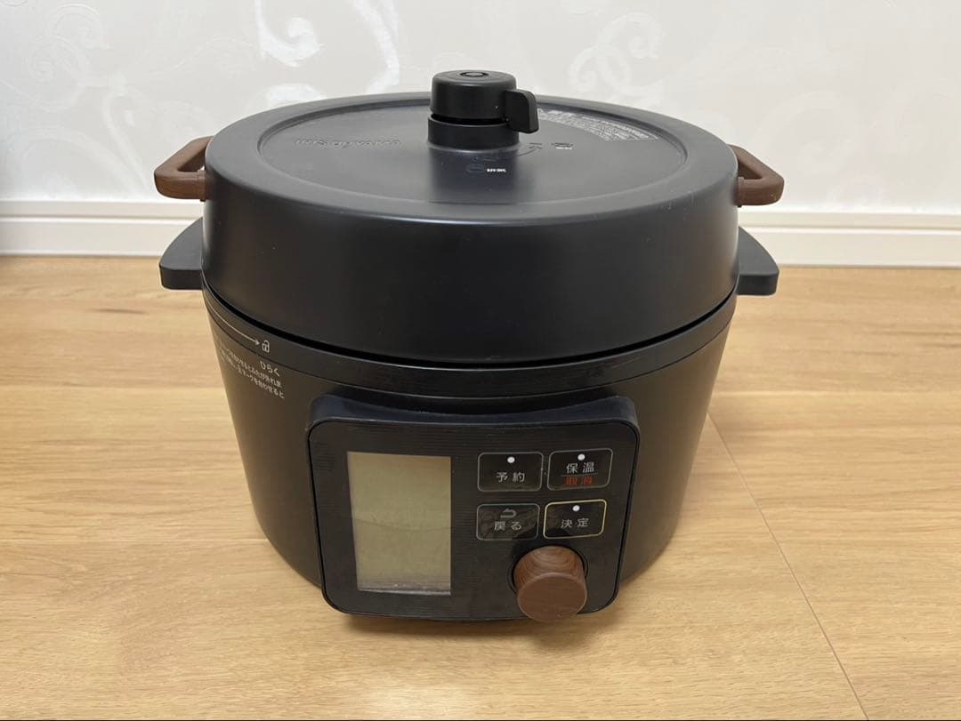 『美品』アイリスオーヤマ 電気圧力鍋 3L KPC-MA3-B 木目2023年製