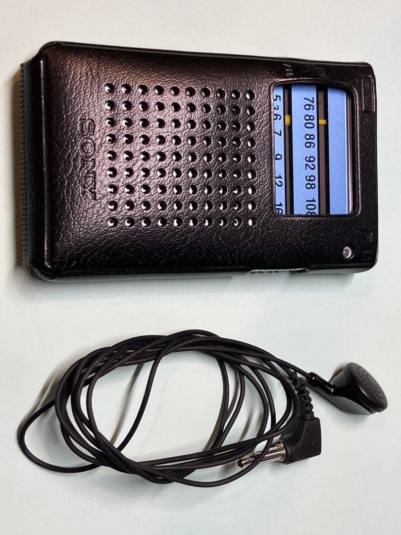 更に値下げしました、SONY ICF-T46 ポケットラジオ 名刺サイズ新品同様