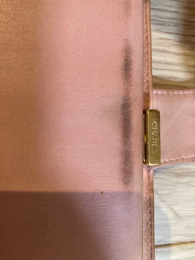 CHANEL シャネル　ピンク 長財布　キャビアスキン