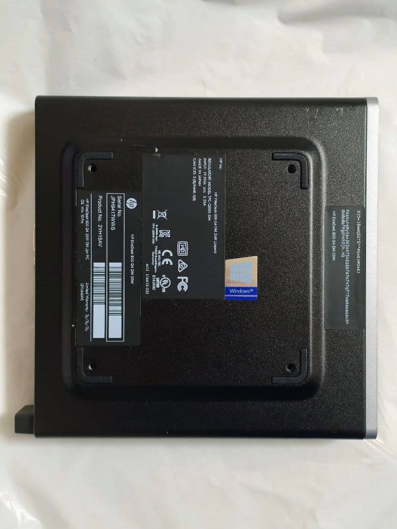 HP EliteDesk 800 G4 DM コンパクト デスクトップPC