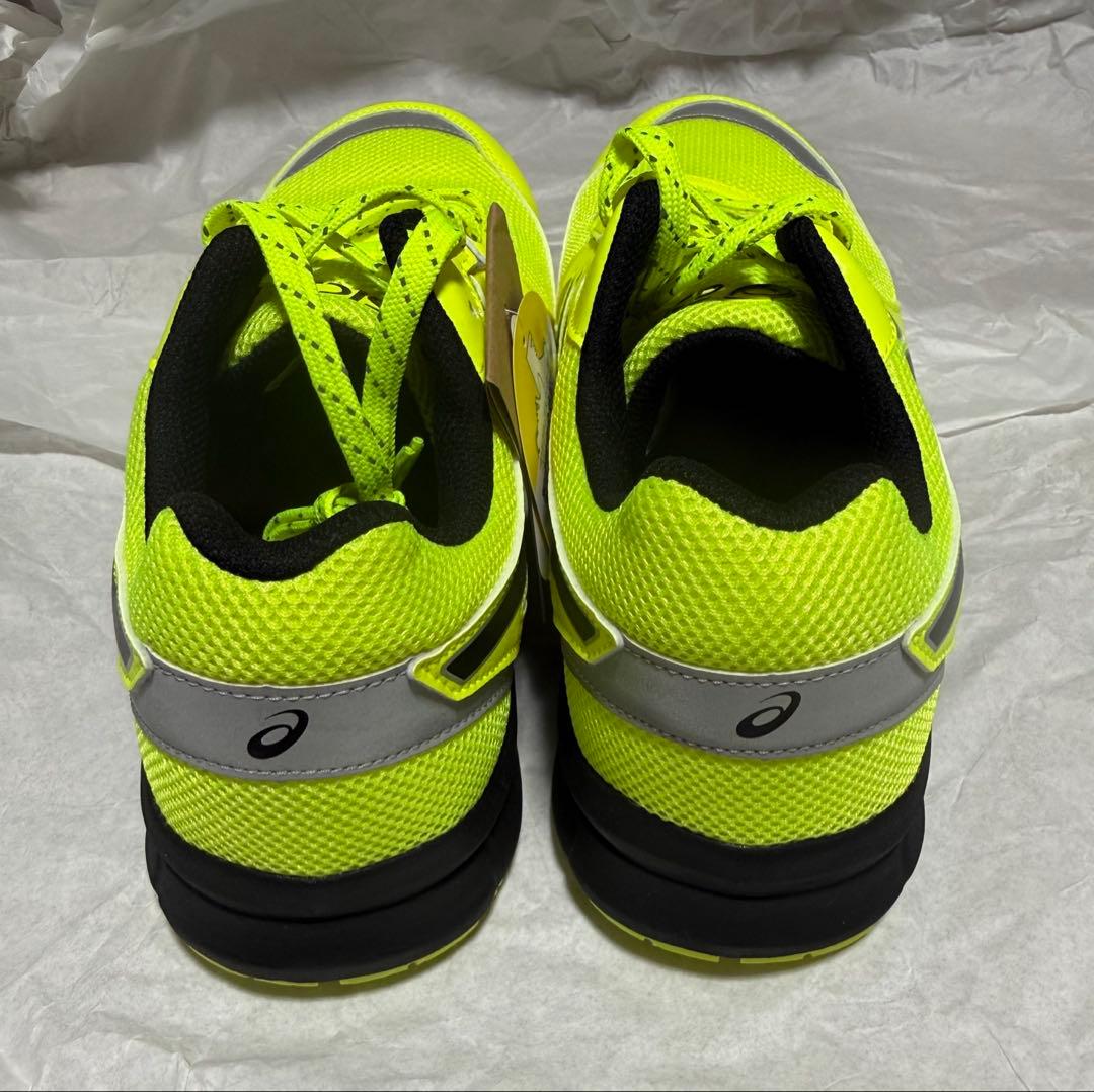 アシックス　安全靴　27.5 フラッシュイエロー　ブラック　ローカット
