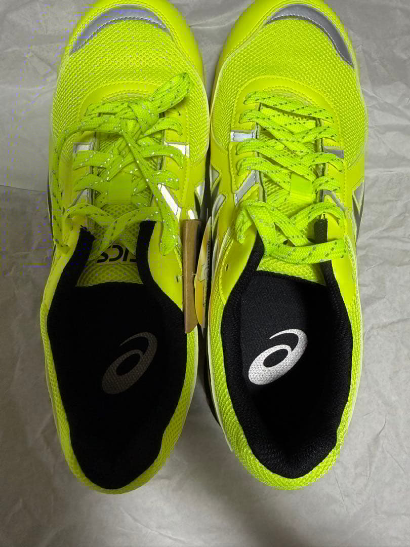 アシックス　安全靴　27.5 フラッシュイエロー　ブラック　ローカット