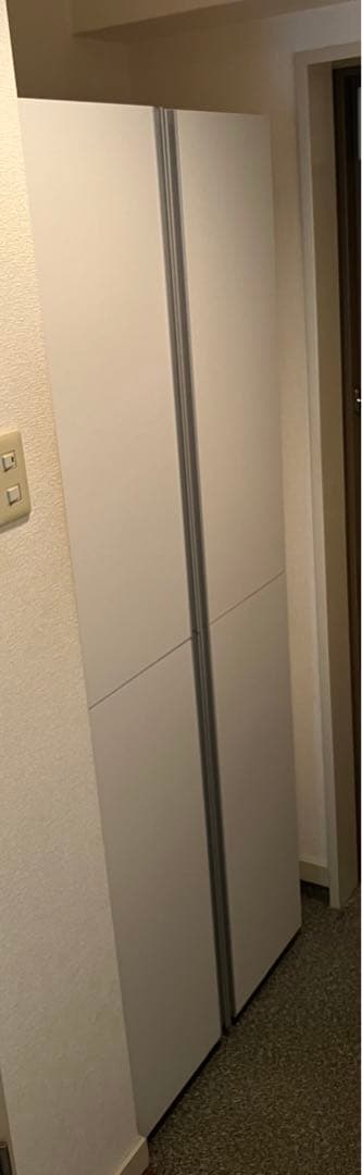 【3月中旬頃まで出品】【日本製】シューズボックス ホワイト幅75cm ハイタイプ