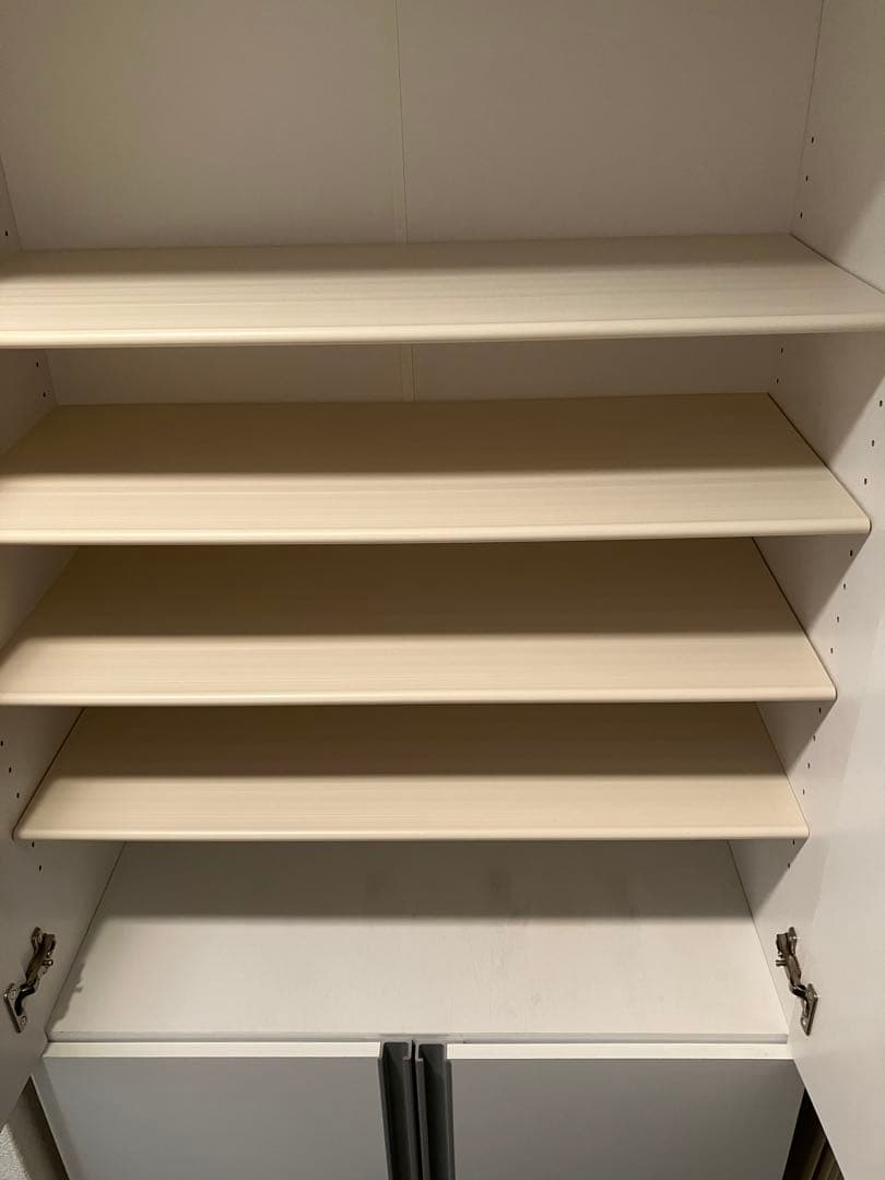 【3月中旬頃まで出品】【日本製】シューズボックス ホワイト幅75cm ハイタイプ