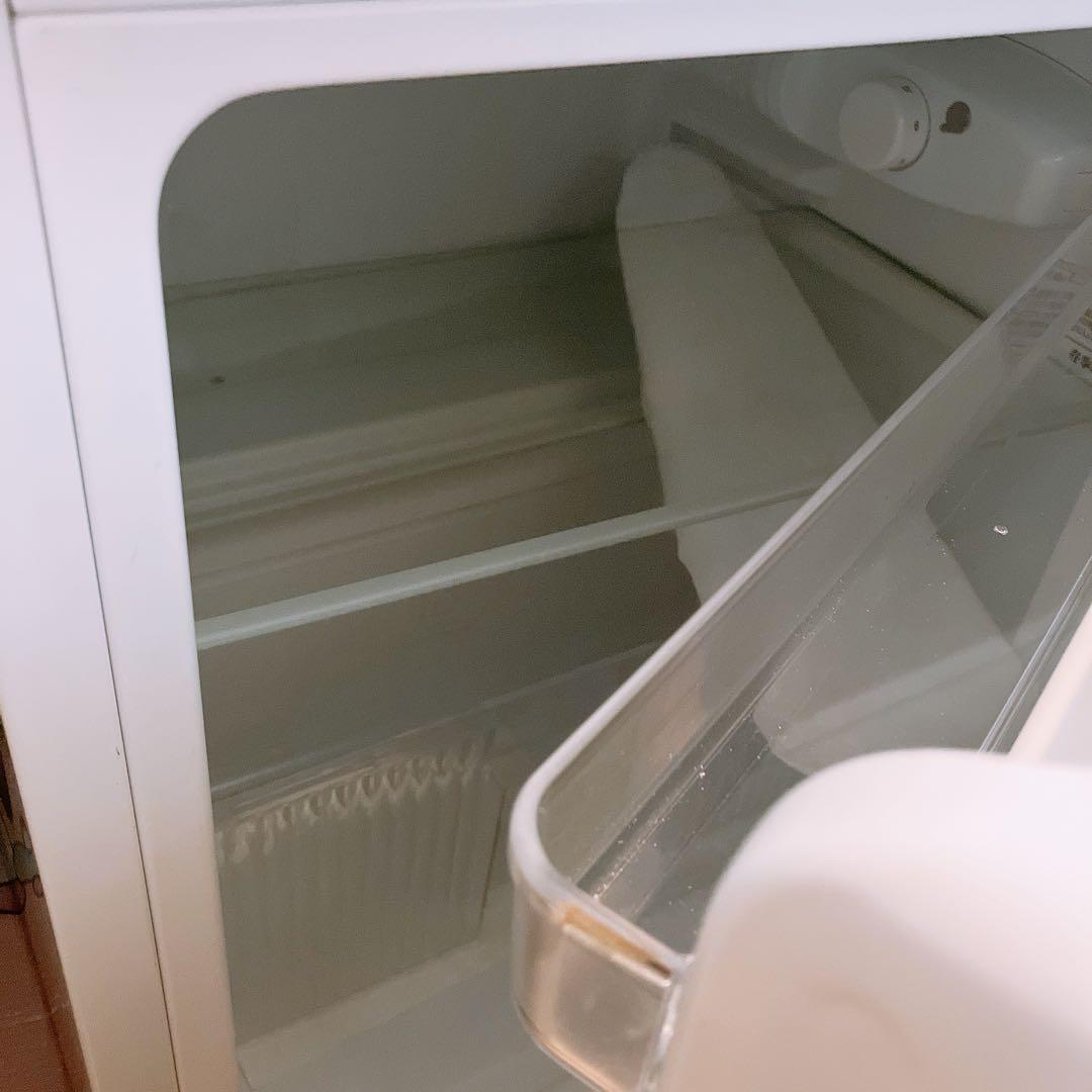 【使用期間一年未満】アイリスオオヤマ冷蔵庫IRSD-9BWホワイト