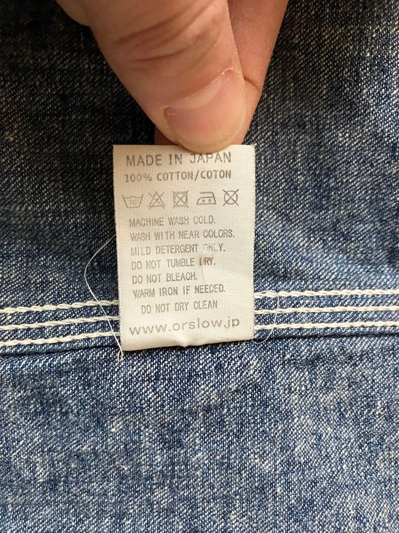 orSlow オアスロウ デニム カバーオール 1 50s 金ボタン 日本製