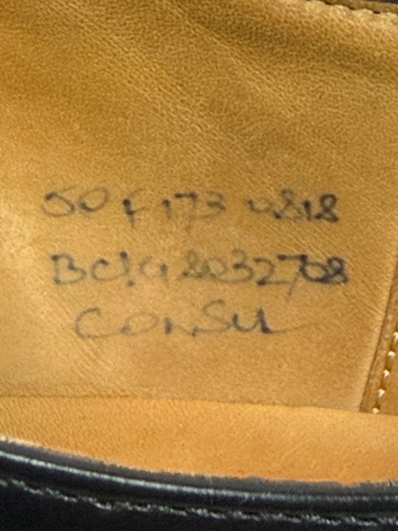 Church's　コンサル　50F　ブラック　173ラスト　袋付