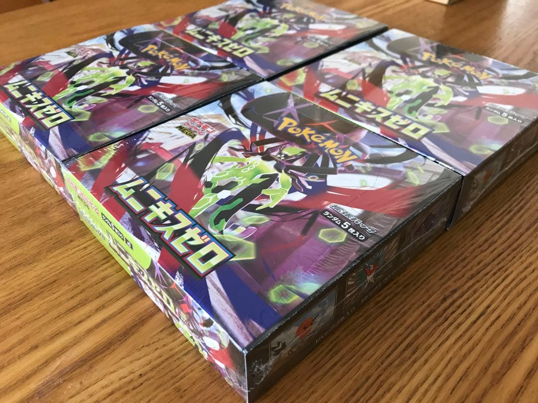 ポケモンカードゲーム　ムニキスゼロ　4box　シュリンク付き