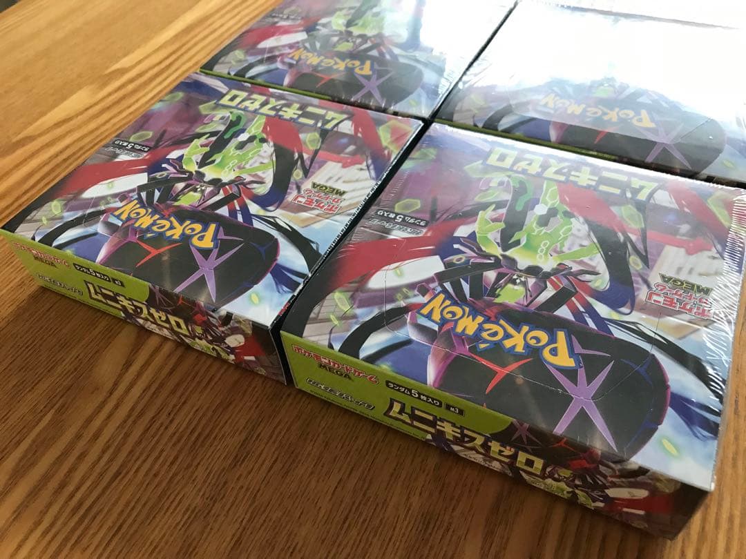 ポケモンカードゲーム　ムニキスゼロ　4box　シュリンク付き