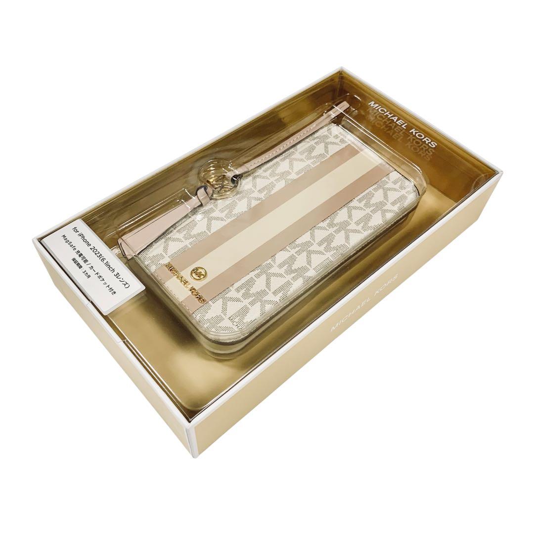 MICHAEL KORS iPhone 15Pro用手帳型スマホケース