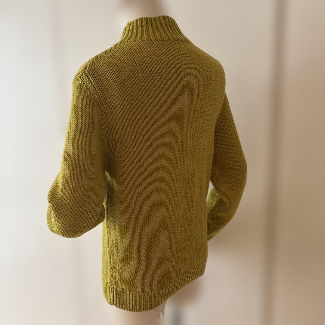 クルチアーニ／モックネックニット／マスタード／50