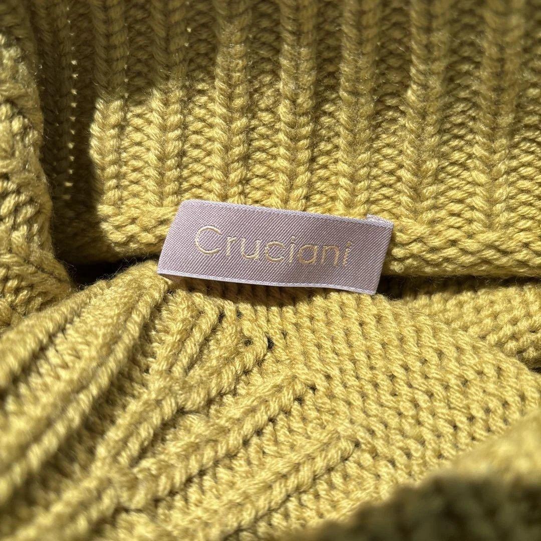 クルチアーニ／モックネックニット／マスタード／50