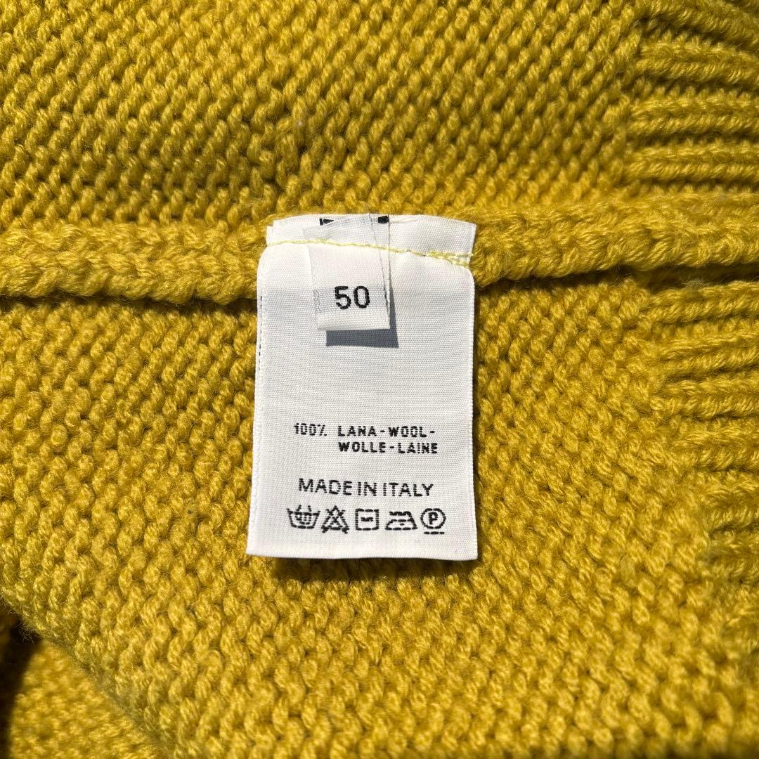 クルチアーニ／モックネックニット／マスタード／50