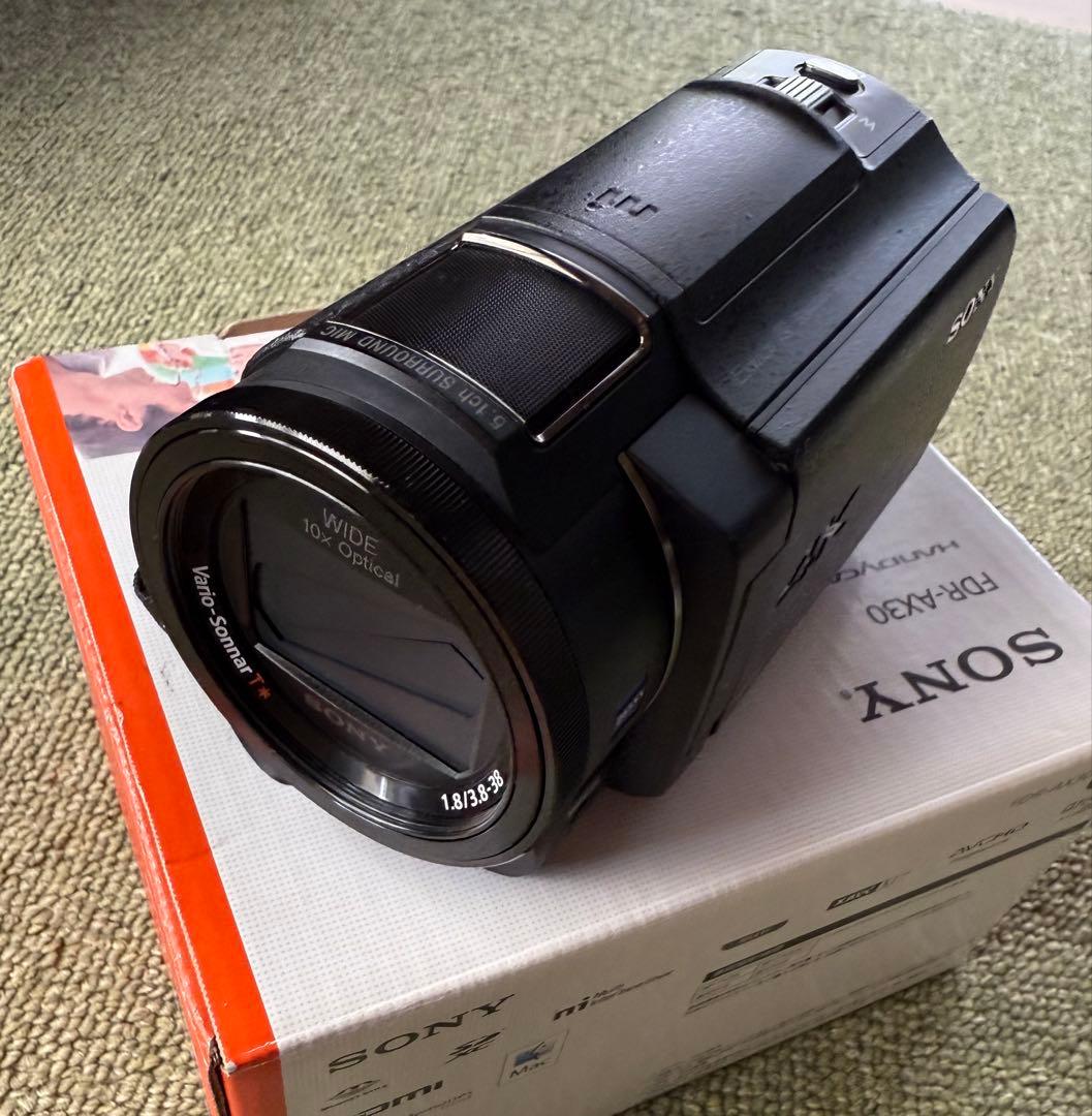 SONY FDR-AX30 4Kビデオカメラ本体及びオプション(値引済)