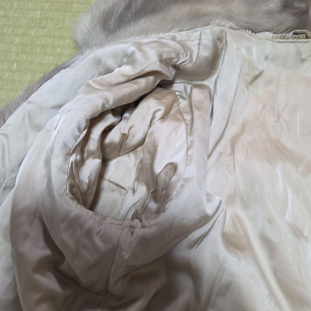 サファイアミンク サイズ13号 コート XL ハーフコート