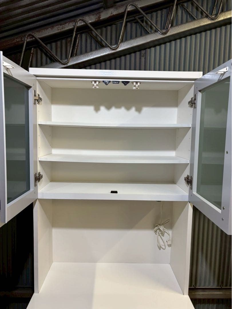 ニトリ 食器棚 キッチンボード H201 W80 D42